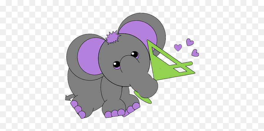 Free Photo Cute Elephant Martini Baby - Girly Emoji,Animal Emotions Cartoon