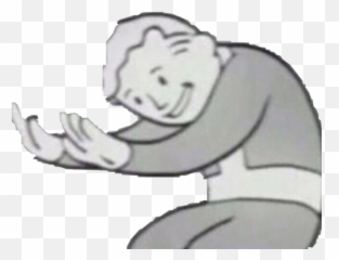 The Most Edited Fallout Picsart - Hold Up Fallout Meme Template Emoji,Fall Out 4 Pip Boy Emoticon