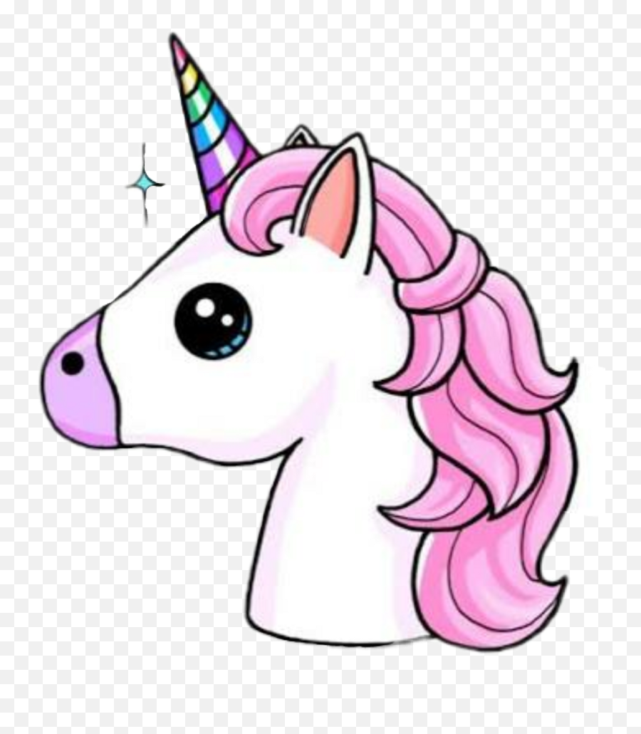 Clip Art Unicorn Kawaii - Unicorn Png Emoji,Easy Kawaii Cute Drawings Your Emotion