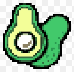 Cute Transparent Background Aesthetic Avocado Png - Largest Emoji,Avocado Toast Emoji Png