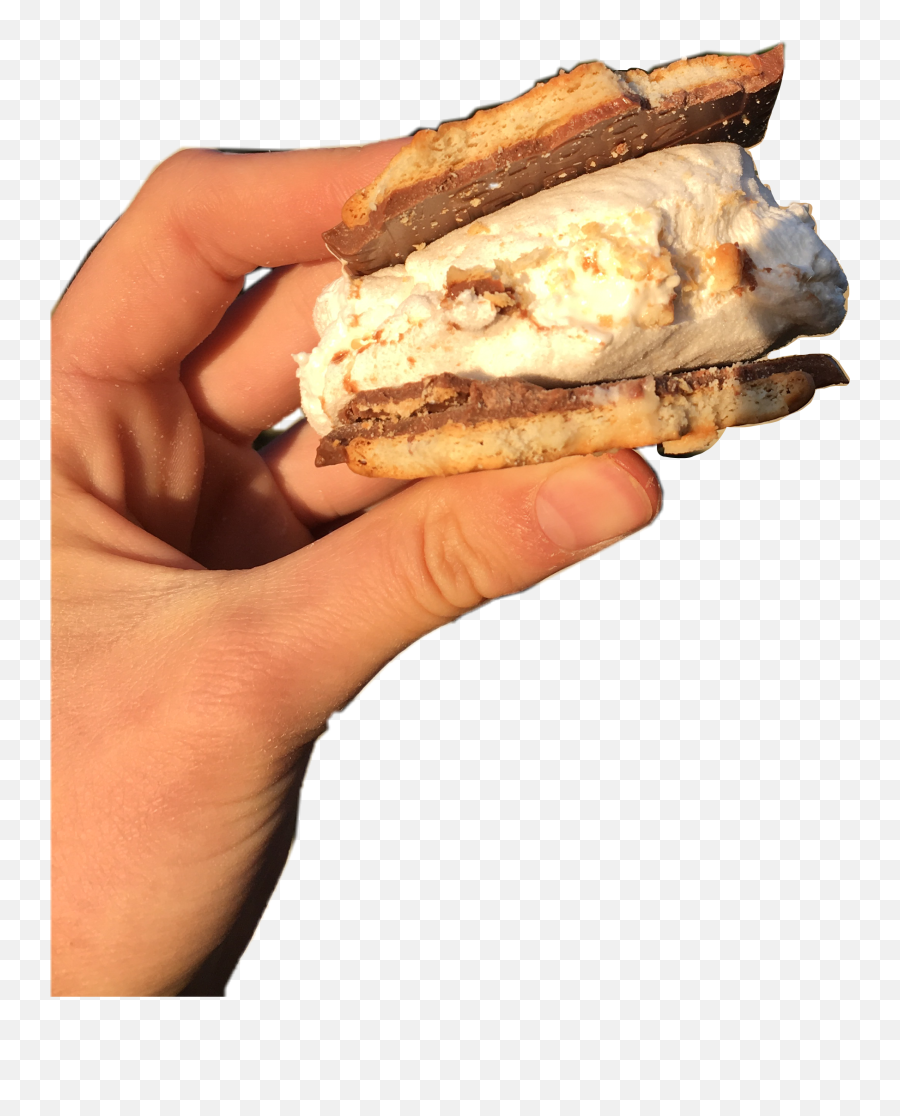 Smores Yum Yummy Food Foodlover Sticker - Ice Cream Sandwich Emoji,Smores Emoji