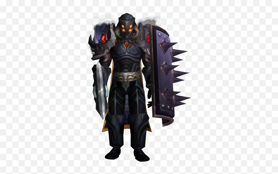 Blackred Prot Warrior - Outfit World Of Warcraft Emoji,Type Emoticons Gachi