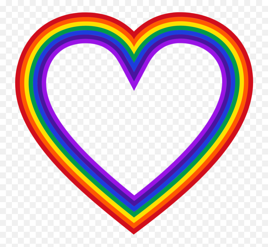Rainbow Heart Drawing Cc0 - Heartorganarea Cc0 Free Emoji,Put Heart Emojis Everywhere