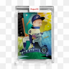 Topps Project70 Card 68 - 2001 Al Kaline By Pose Print Run 2395 Emoji,Rainbow Scale Emotion
