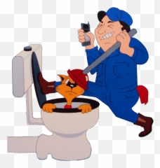 Plumber Cartoon Transparent Background - Plumber Transparent Cartoon Emoji,Plumber Emoji