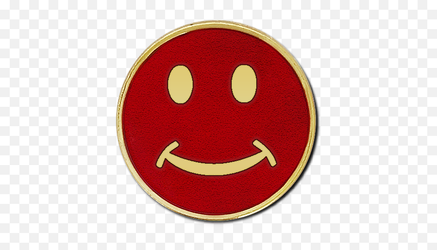 Smiley Round Badge - Cubs Bullseye Emoji,Plain Emoticon