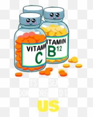 Its Flu Season Dont Forget To Take Us Funny Vitamin Pun Emoji,Puns With Iphone Emojis