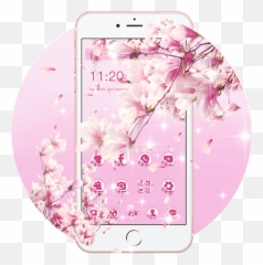 Rosa Flor De Durazno Tema Rosa Fondo De Pantalla Para Emoji,Emojis Durazno
