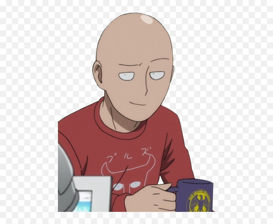 Smug Saitama - Smug Saitama Emoji,One Punch Man Emoji