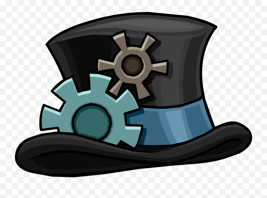 Gear Hat Club Penguin Wiki Fandom - Top Hat Club Penguin Pgn Emoji,Jester Hat Emoji
