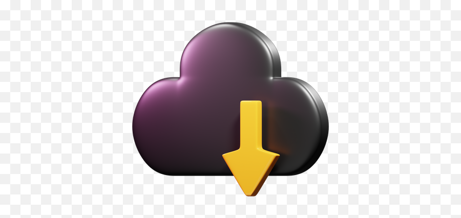 Cloud Download Emoji Icon - Download In Line Style,Cloud Emoji Png