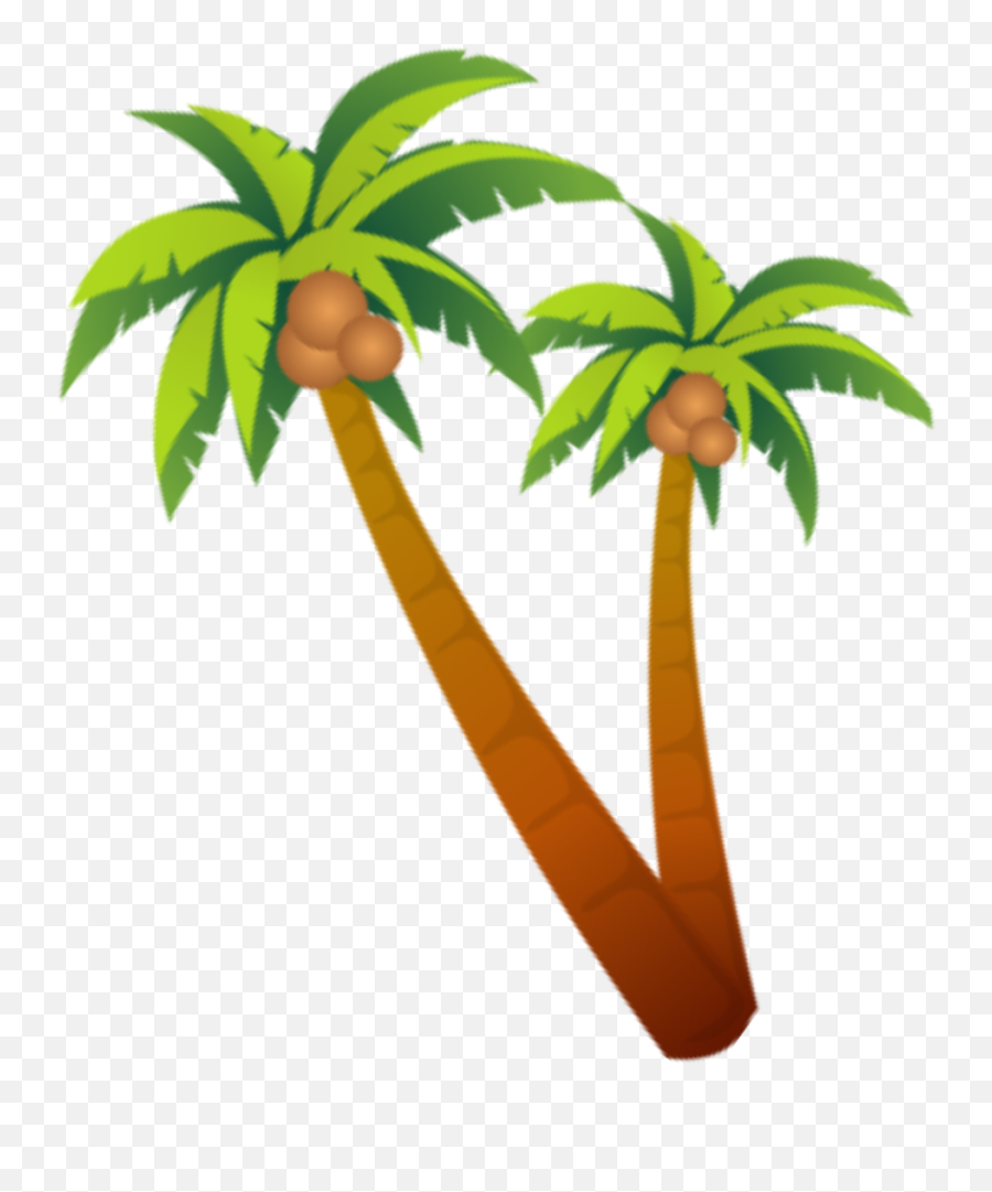 Coconut Tree Clip Art - Coconut Tree Clip Art 1936x2607 Emoji,Coconut Emoji