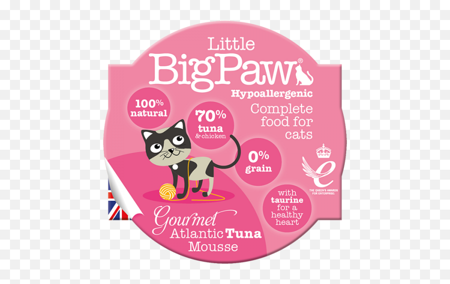 Little Big Paw - Atlantic Tuna Mousse Wet Cat Food Little Big Paw Cat Food Emoji,Cat Boot Emoji