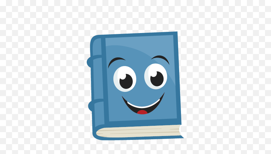 Happy Book Svg Scrapbook Cut File Cute - Clipart Books Cute Emoji,Emoticon Scrapbook