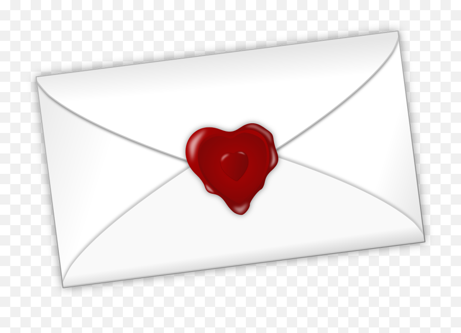 Love Heart Mail Red Envelope Sticker - Carta Con Un Corazon Emoji,Envelope With Heart Emoji