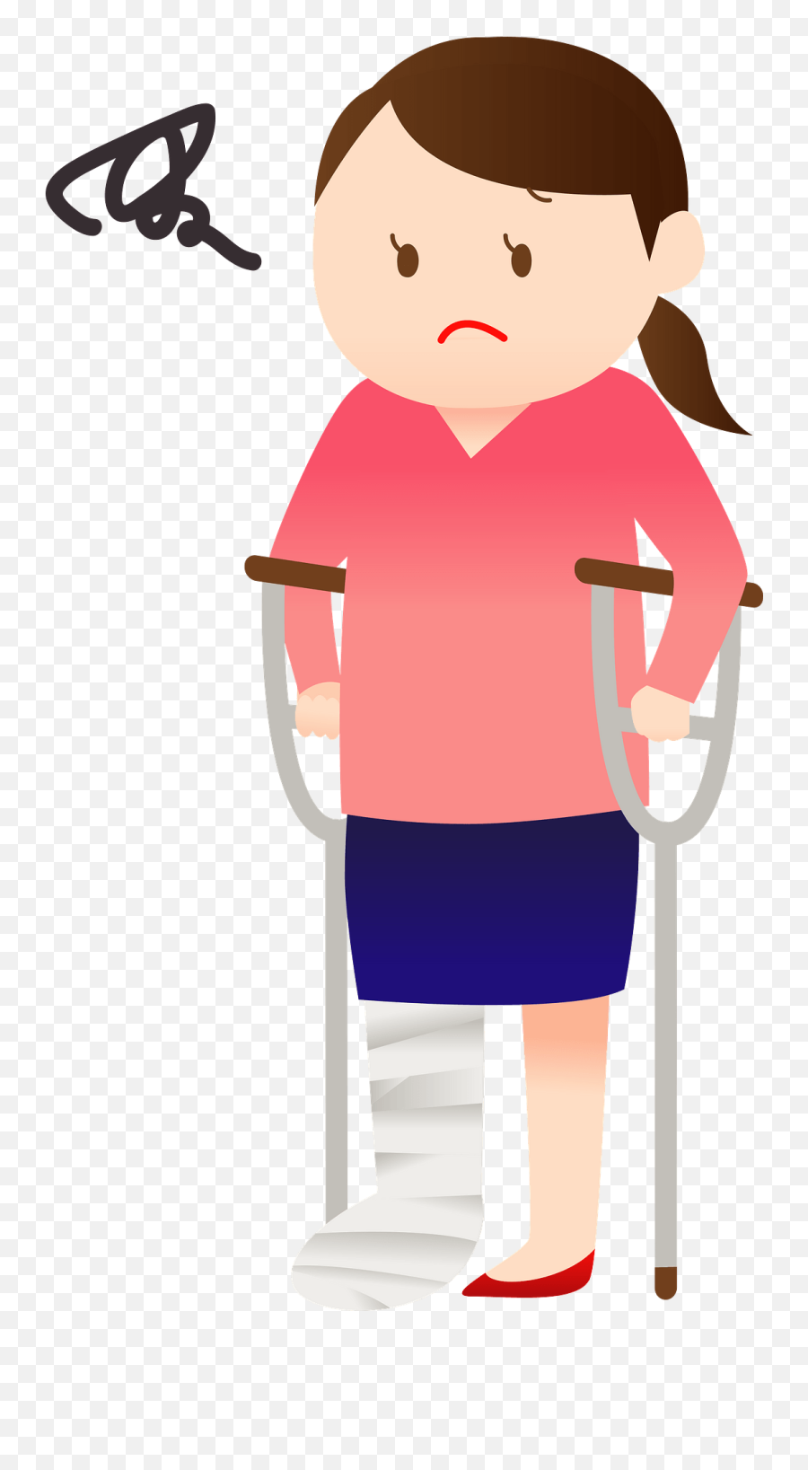 Injured Woman Clipart Free Download Transparent Png - Injuries Clipart Emoji,Hurt Emoji