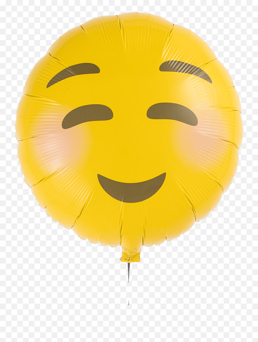 Emoji Get Well Soon Helium Filled - Happy,Balloon Emoji
