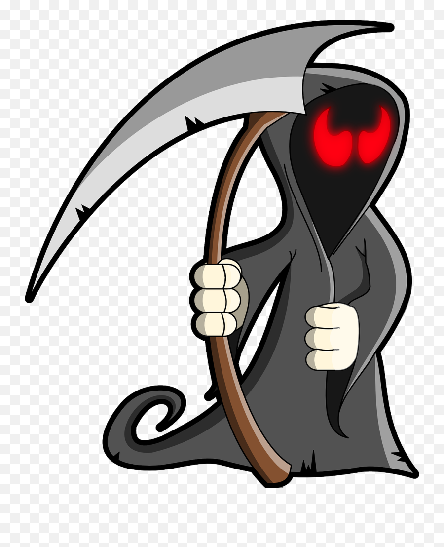 Transparent Cartoon Reaper - Clip Art Library Transparent Cartoon Reaper Emoji,Grim Reaper Emoji