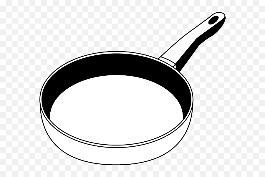 Frying Pans - Pan White And Black Emoji,Frying Pan Emoji