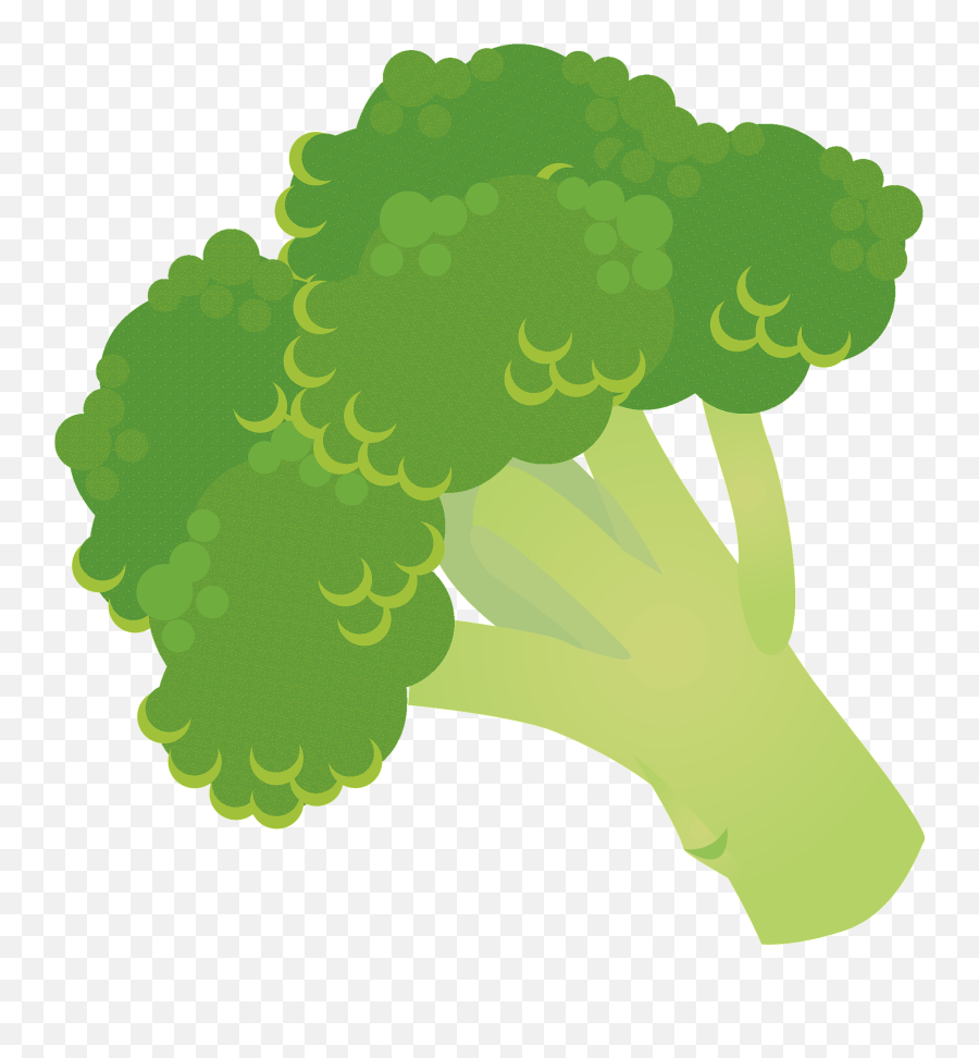 Broccoli Head Clipart - Green Vegetables 3d Clipart Emoji,Broccoli Emoji Png