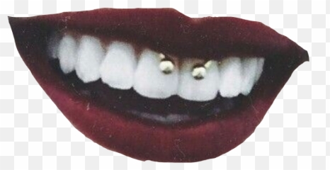 Lips Lipstick Mouth Sticker - Smiley Piercing Emoji,Pierced Tongue Emoji