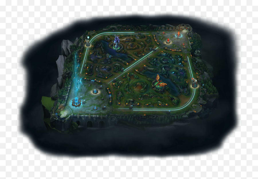 League Of Legends - Mapa Do Lol Wild Rift Emoji,Leaugue Of Legends Emoticons Code