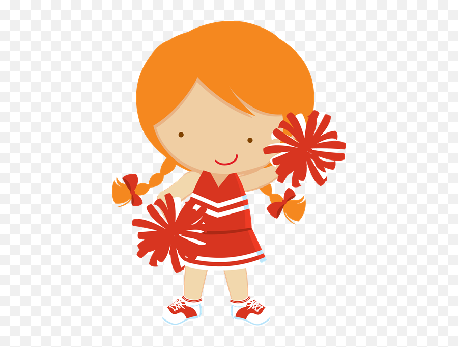 Cheerleader Birthday Invitations All Colors - Lider De Torcida Png Emoji,Rollerskating Emoji Party Invitations