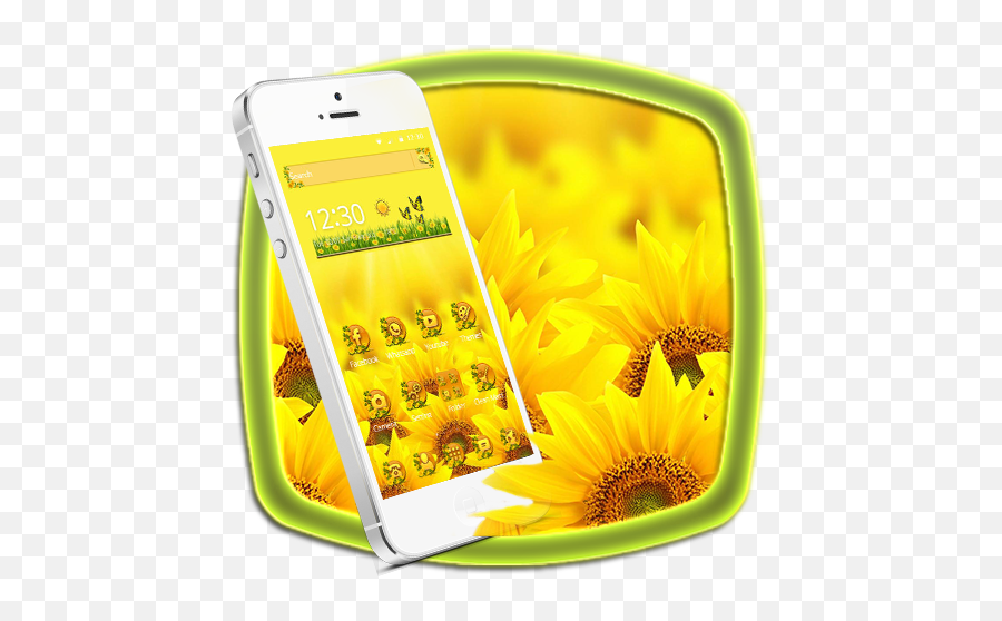 Sunflower Smile Launcher - Android Emoji,Sunflower Emoji Iphone