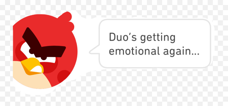 Sticker - Language Emoji,Red Bird Emotion Angry Bird