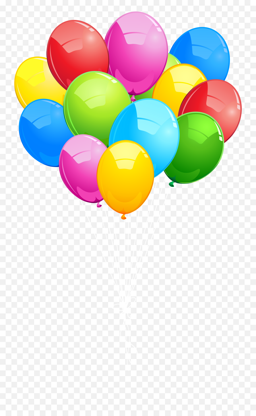 Download Ballon Clipart Balloon Bunch - Bunch Of Balloons Transparent Background Bunch Of Balloons Emoji,Ballon Emoji