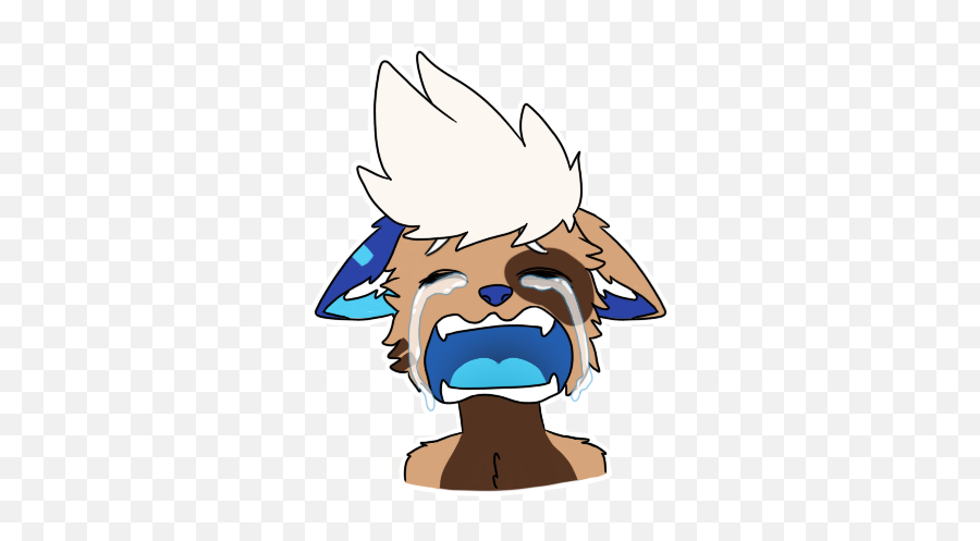 Crying U0027u0027 Furry - Crying Furry Emoji,How To Draw Emotions Furry