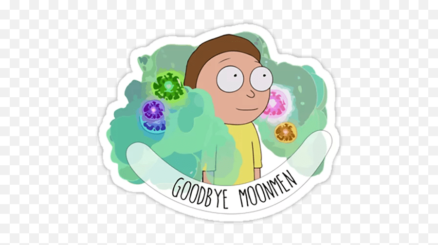 Rick Morty Stickers - Rick And Morty Stickers Emoji,Morty Emoji Png