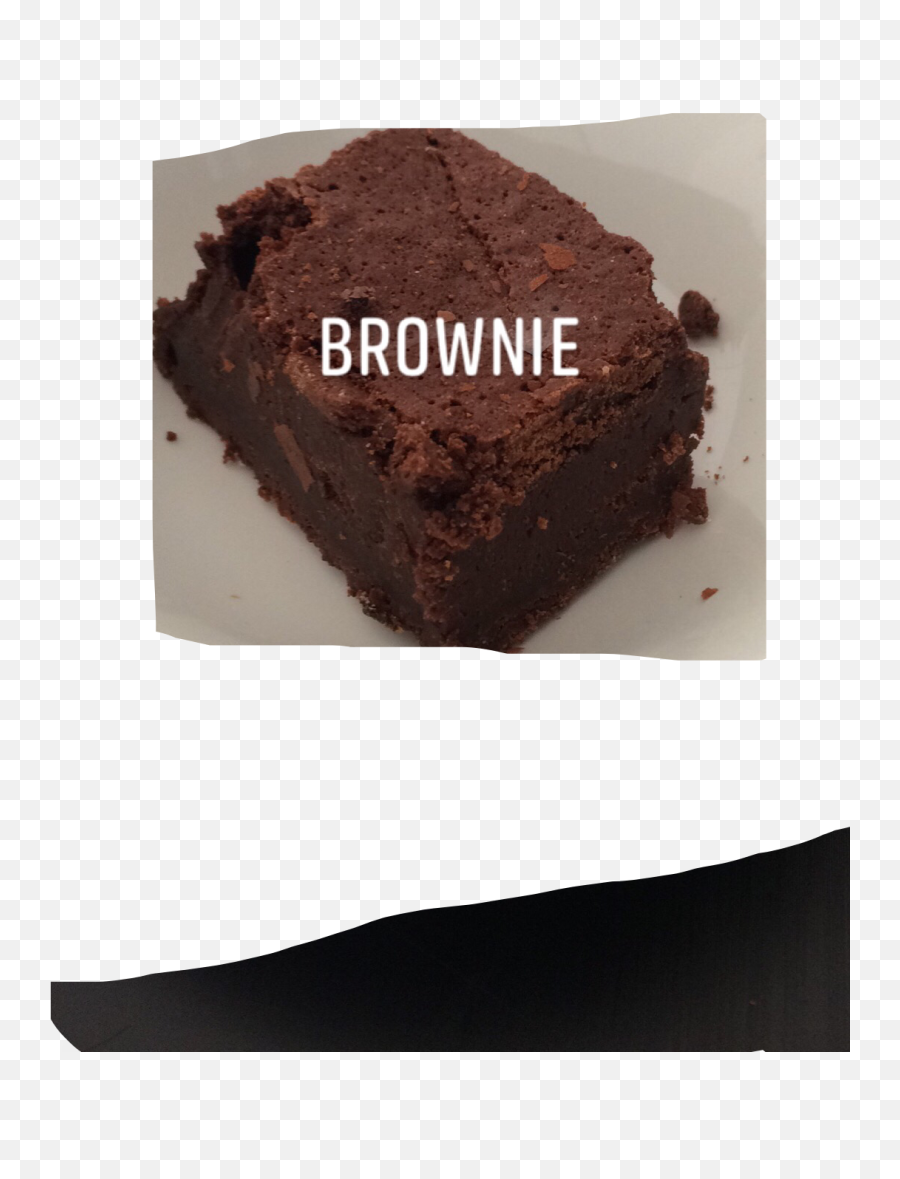 Brownie Freetoedit Sticker - Flourless Chocolate Cake Emoji,Brownie Emoji