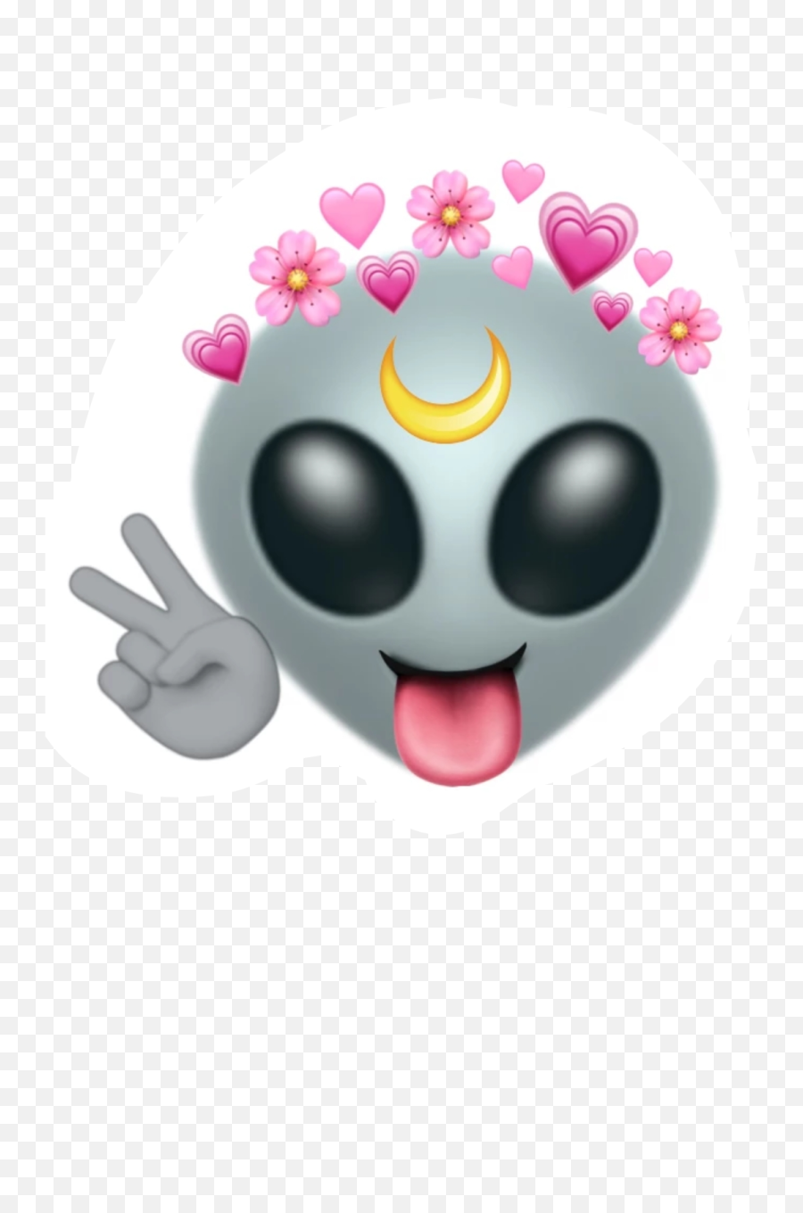 Alien Emoji Sticker By Alwazzan67 - Emoji Edited,Significance Of Alien Emoji