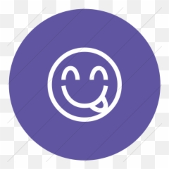 Iconsetc Flat Circle White - Dot Emoji,Food Emoticons