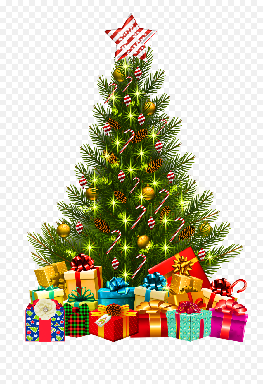Christmas Trees With Gifts Emoji,Christmas Tree Emoji