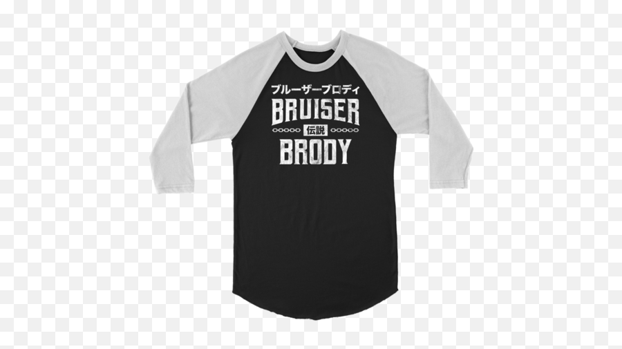 Bruiser Brody - Long Sleeve Emoji,Bruiser Brody Emoji