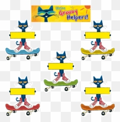 Pete The Cat Helper Chart - Free Printable Pete The Cat Job Chart Emoji,Cat Emotions Chart