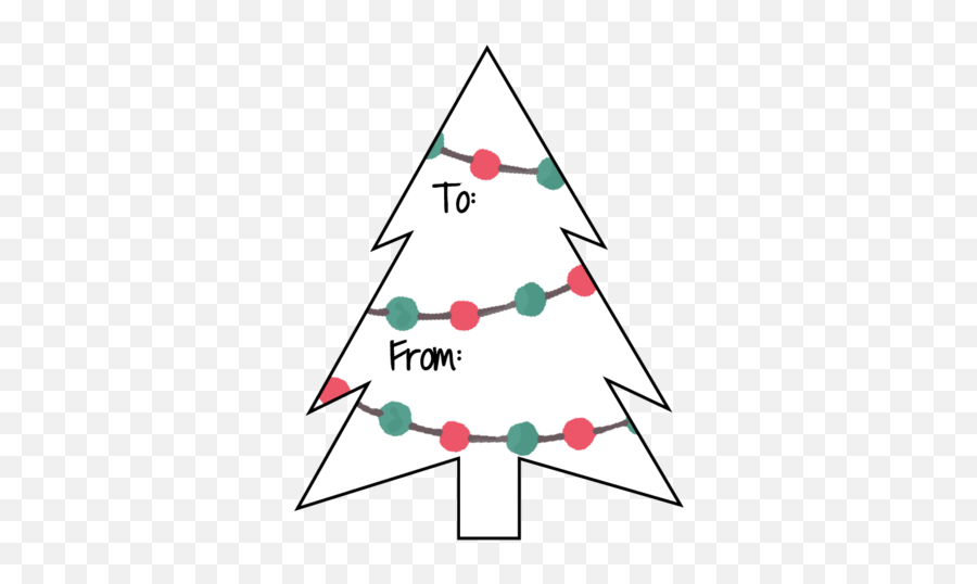 Paper Christmas Tree Tags Christmas Tree Labels Printable - New Year Tree Emoji,Small Printable Emojis For Birthday Invitations