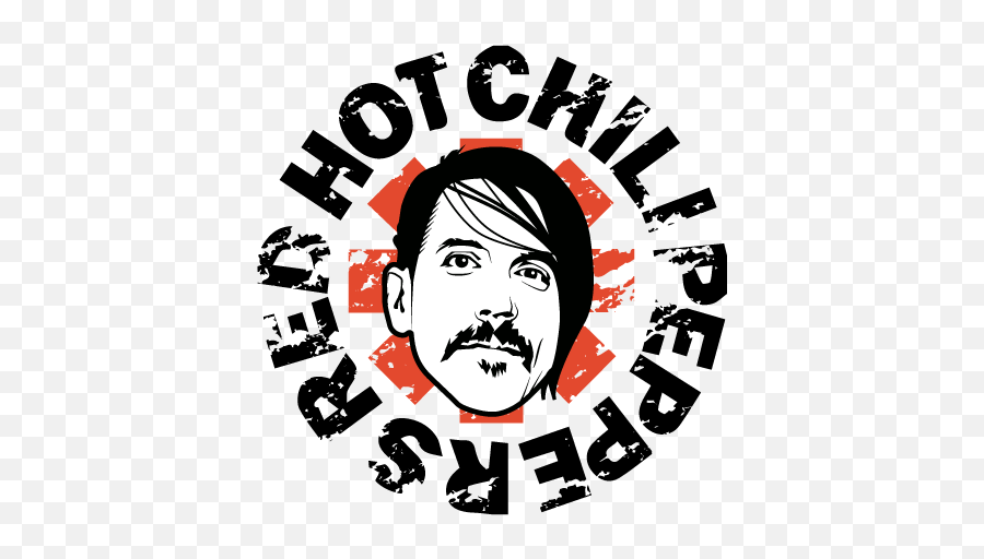 Icónica Banda Red Hot Chili Peppers - Hair Design Emoji,Emoticon Rhcp Para Facebook