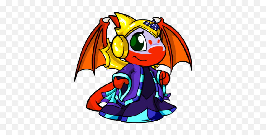 Royal Girl Shoyru - Shoyru Green Neopets Emoji,Neopets Emotions 2000