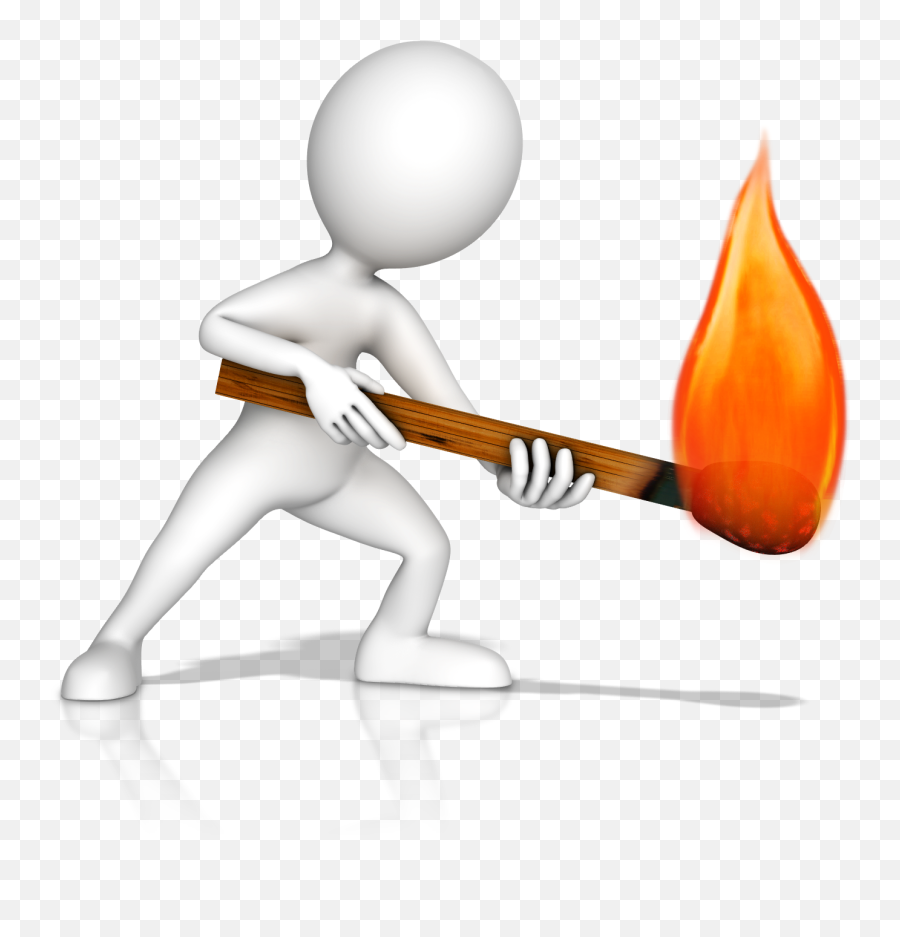 A Little Spark Can Start A Big Fire Be The Spark Star - 3d White Man Fire Emoji,Fire Extinguisher Emoji