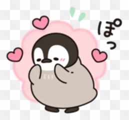 Little Penguin Whatsapp Stickers - Stickers Cloud Girly Emoji,Pinguin Emoji