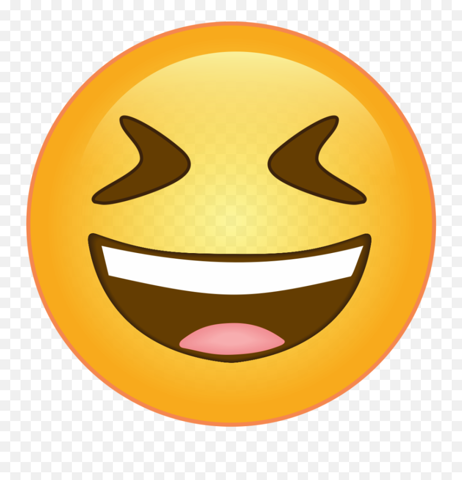 Grinning Squinting Face U2013 Psfont Tk - Happy Emoji,Squint Emoji