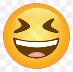 Grinning Squinting Face U2013 Psfont Tk - Happy Emoji,Squint Emoji
