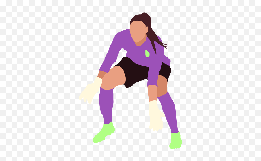 Female Goalie Soccer Flat Transparent Emoji,Emoji Background Soccer