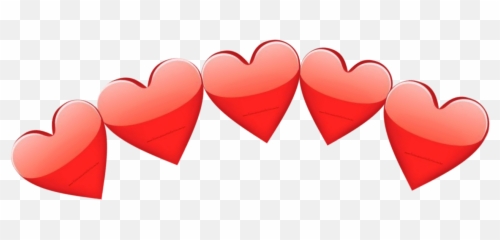 Hear Tumbrl Cool Red Emoji Sticker - Horizontal,Hear Emoji