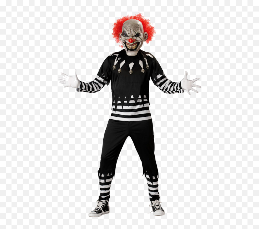 Evil Clown Costume Mask Cosmetics - Psycho Clown Costume Emoji,Killer Clown Emoji