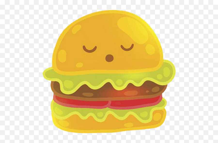 Kf Hamburger Confus - Smiley Émoticône Clipart Cartoon Emoji,Promo For Emoji Burger