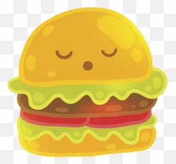 Kf Hamburger Confus - Smiley Émoticône Clipart Cartoon Emoji,Promo For Emoji Burger